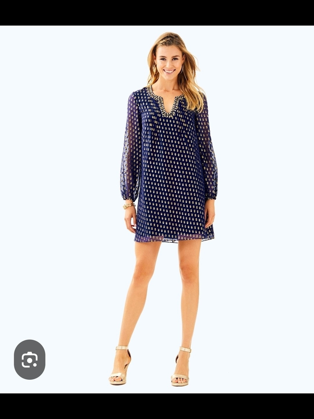 Lilly Pulitzer Colby Silk Tunic Dress Sz 14